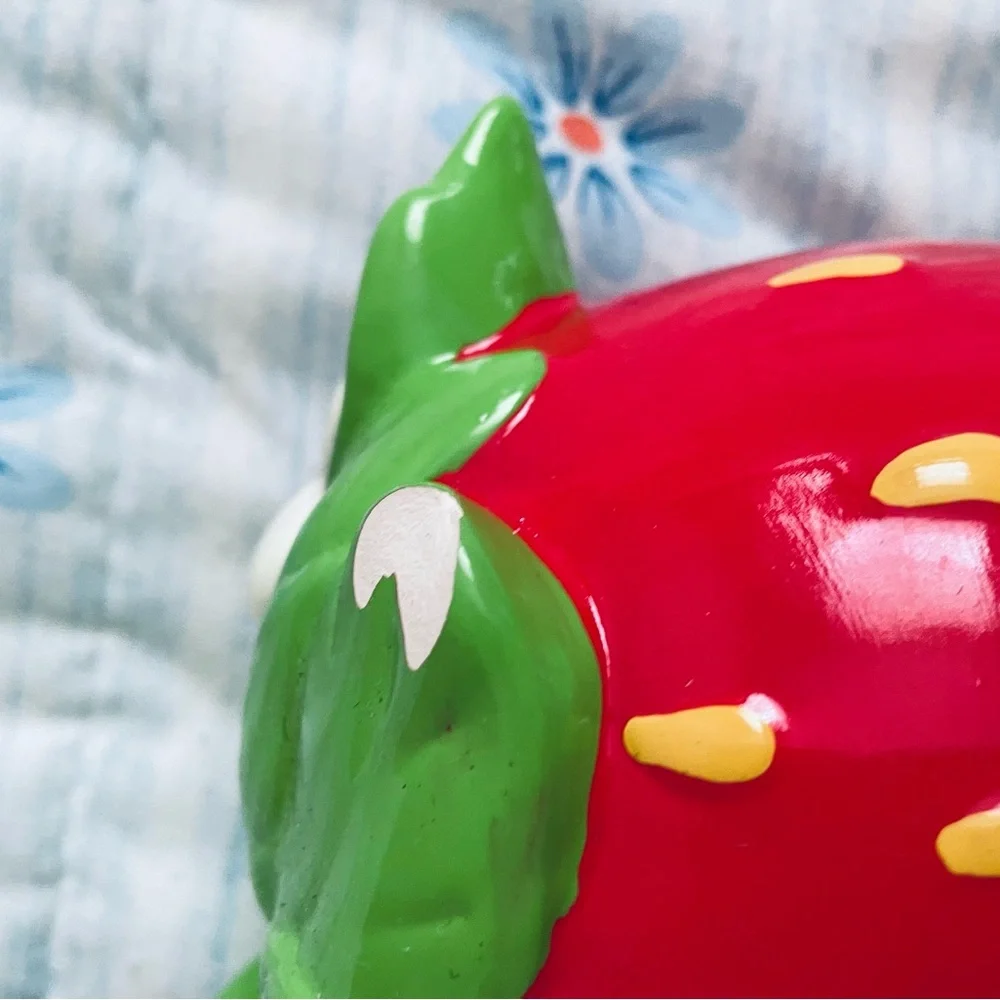 Shopkin strawberry coin bank 7”